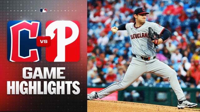 Williams, Manzardo Lead Guardians Past Phillies in Pitching Duel