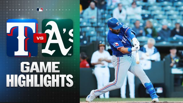 Burger Crushes Rangers Past Lifeless Athletics in Lopsided Monday Affair