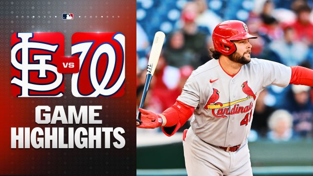 Burleson Leads Cardinals Past Nationals in Dominant Road Win