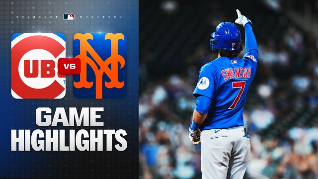 Swanson’s Four RBIs Power Cubs Past Mistake-Prone Mets