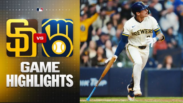 Brewers Blast Past Padres Behind Fourth-Inning Onslaught