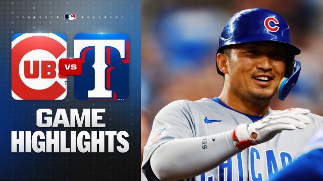 Cubs Extend Winning Streak to 10 With Dominant 7-1 Rout of Rangers