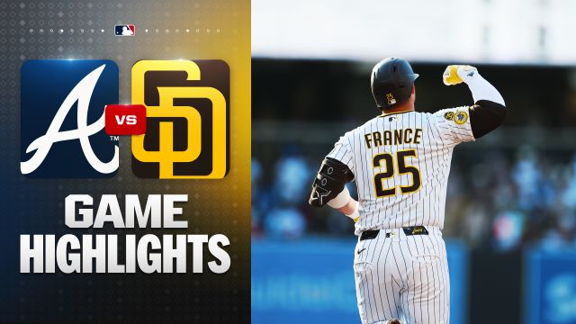 Padres outlast Braves behind France’s clutch hitting and Sears’ solid start