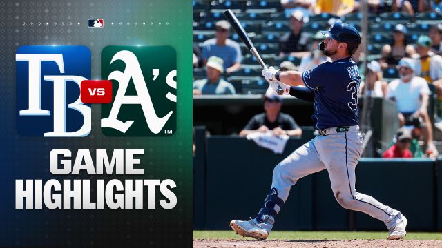 Hicks’ Three-Run Blast Lifts Rays Past Athletics in Bay Area