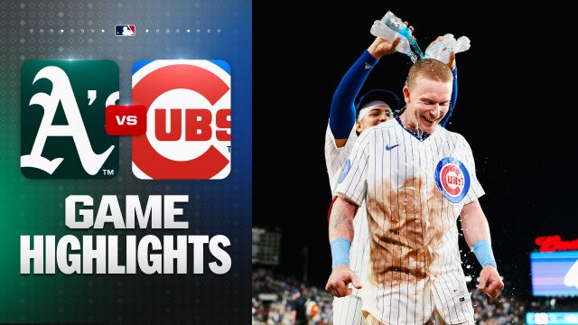 Cubs Survive Offensive Onslaught, Walk Off Against A’s in Wild Thursday Slugfest