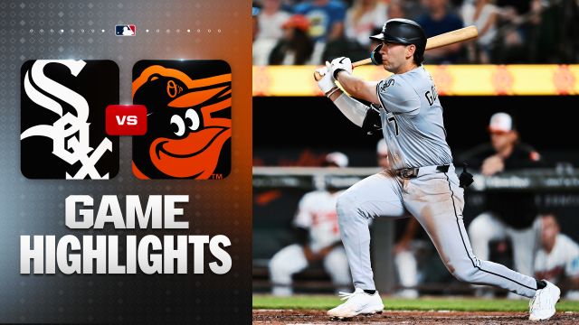 White Sox Dominate Orioles Behind Gonzalez’s Three RBIs