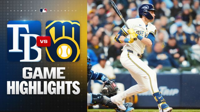 Brewers Blow Out Rays With Six-Run Eighth Inning Eruption
