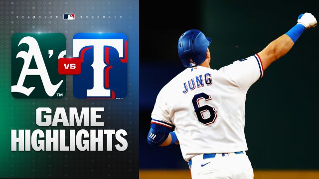 Jung’s Blast Delivers Rangers Past Athletics in Tight Saturday Affair