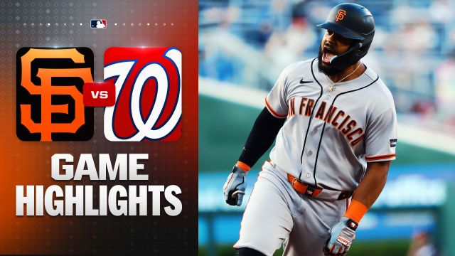 Giants’ Bats Wake Up Early, Bury Nationals in Dominant Friday Victory