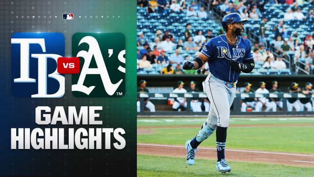 Rays Explode for Eight-Run Eighth, Stun Athletics in Oakland