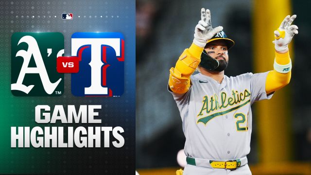 Cortes’ Triple Lifts Athletics Past Rangers in Defensive Slugfest
