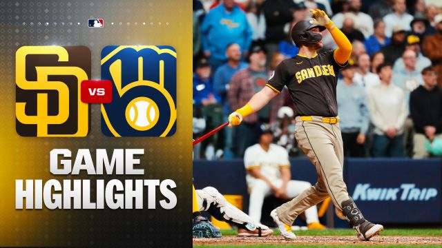 Sheets’ Ninth-Inning Blast Lifts Padres Past Brewers in Milwaukee