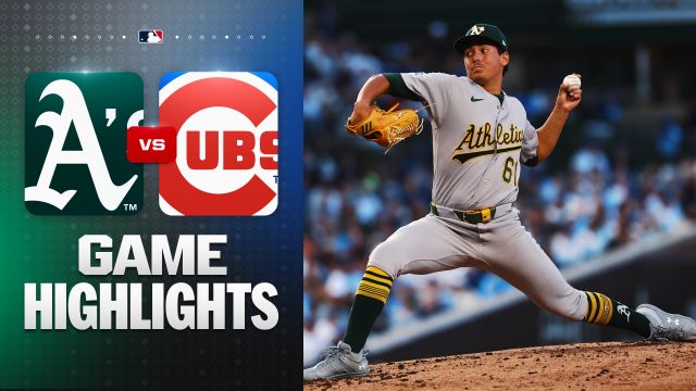 Jump’s Gem Lifts A’s Past Cubs in Wrigley Thriller