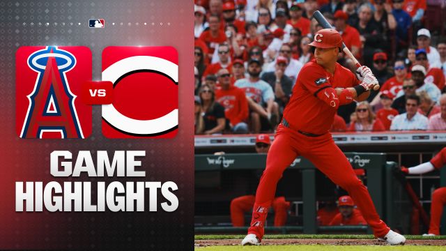Reds Pummel Angels Early, Coast to 7-3 Victory Behind Lowe’s Clutch Bat