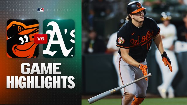 Orioles outlast Athletics in 10-inning thriller at Sutter Health Park