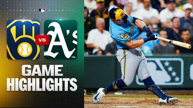 Brewers outlast A’s in 10-inning slugfest at Vegas