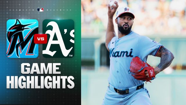 Alcantara’s Masterclass Leads Marlins Past Athletics