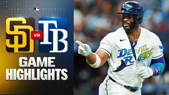 Rays explode in fourth inning to outlast Padres, 9-4