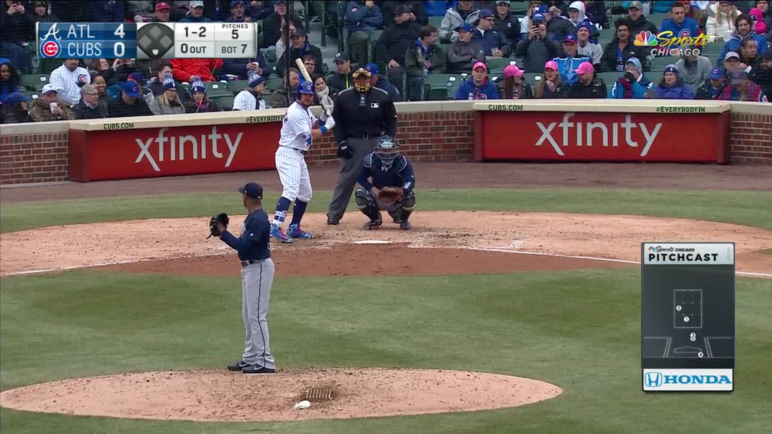 Justin Bour S Weird Day Vs Cubs