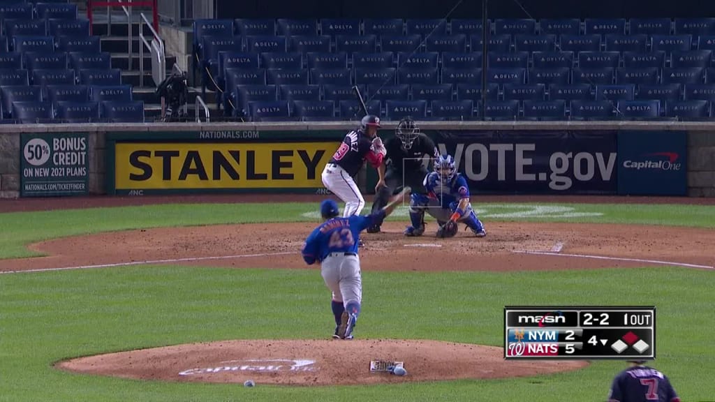 Erasmo Ramirez Ball To Yadiel Hernandez 09 25 2020 Washington Nationals