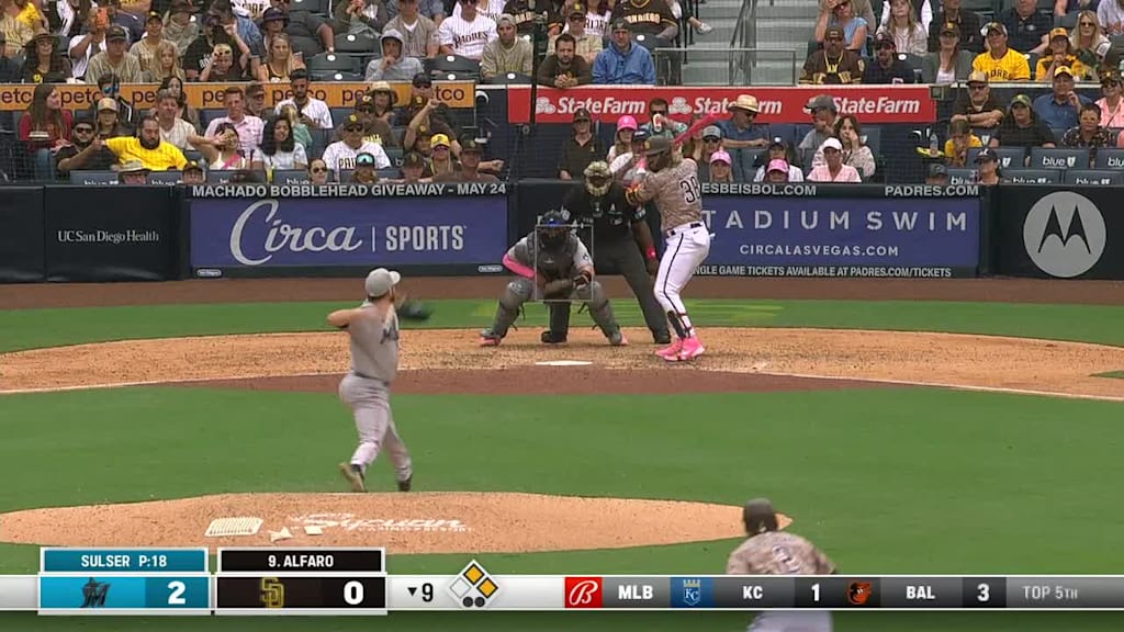 Ex-Marlin Alfaro walks off Sulser, Miami with ninth-inning home run in San  Diego – Sun Sentinel