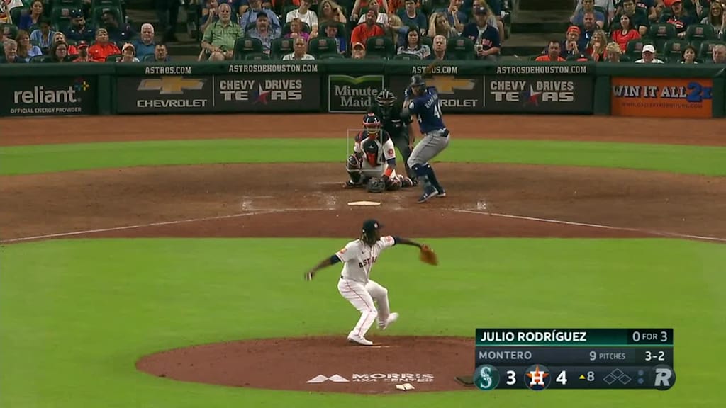 M's Julio Rodríguez scratched vs Astros with sore left wrist