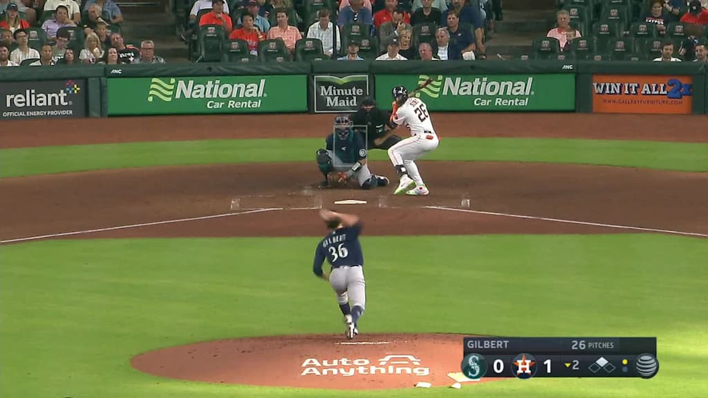 Logan Gilbert Ball to Jose Siri