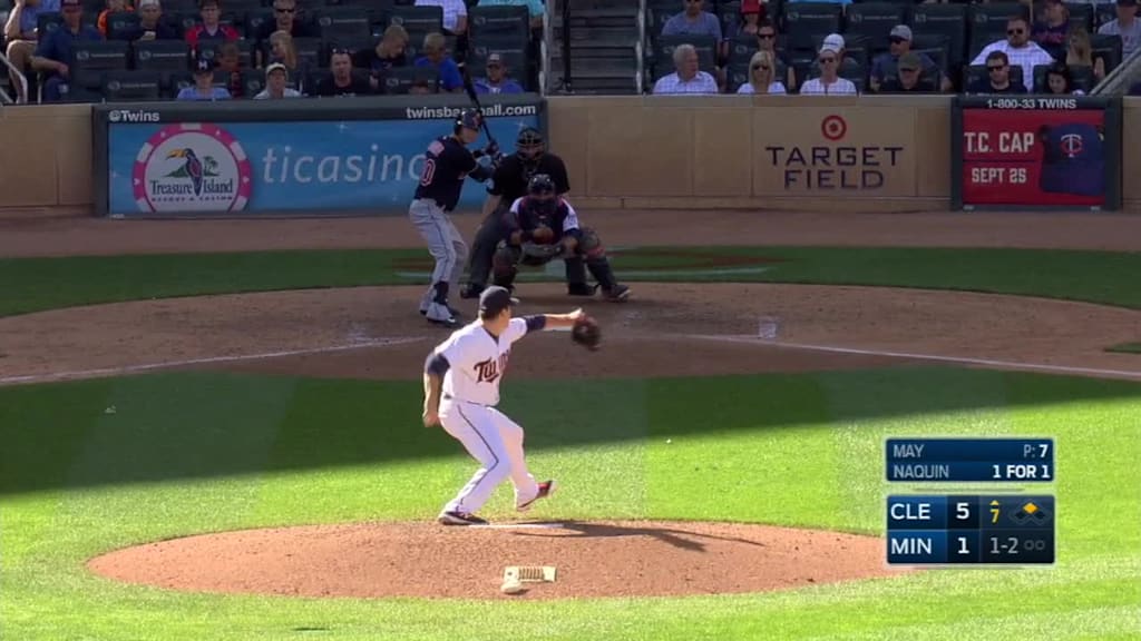 Tyler Naquin strikes out swinging., 09/11/2016