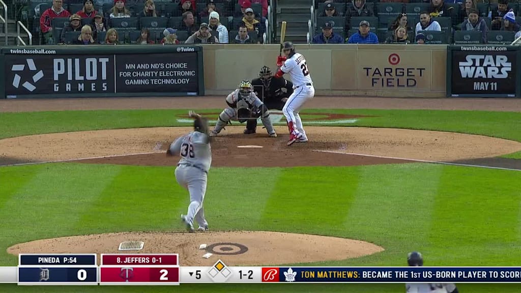 Ryan Jeffers 10th Home Run of the Season #Twins #MLB Distance