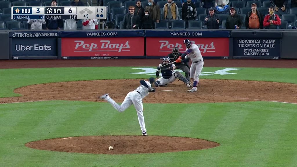 St. Petersburg, FL. USA; New York Yankees relief pitcher Aroldis Chapman  (54) delivers a pitch from the windup during a major league baseball game  ag Stock Photo - Alamy