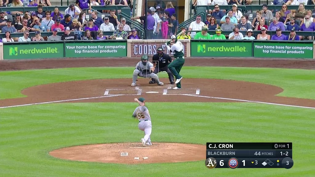 C.J. Cron's RBI single, 07/29/2023