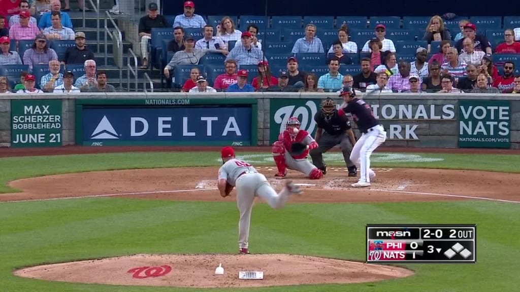 Trea Turner grounds out, shortstop Jean Segura to first baseman Rhys Hoskins.