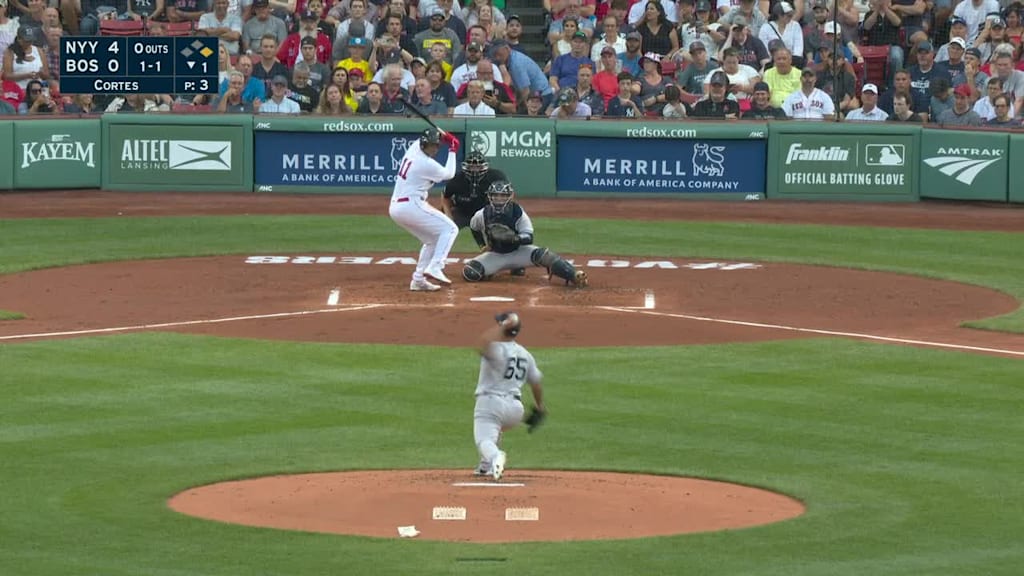 Nestor Cortes' weird strikeout of Rafael Devers