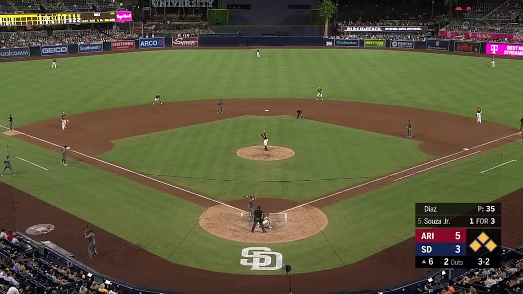 Steven Souza Jr. doubles (12) on a sharp line drive to center