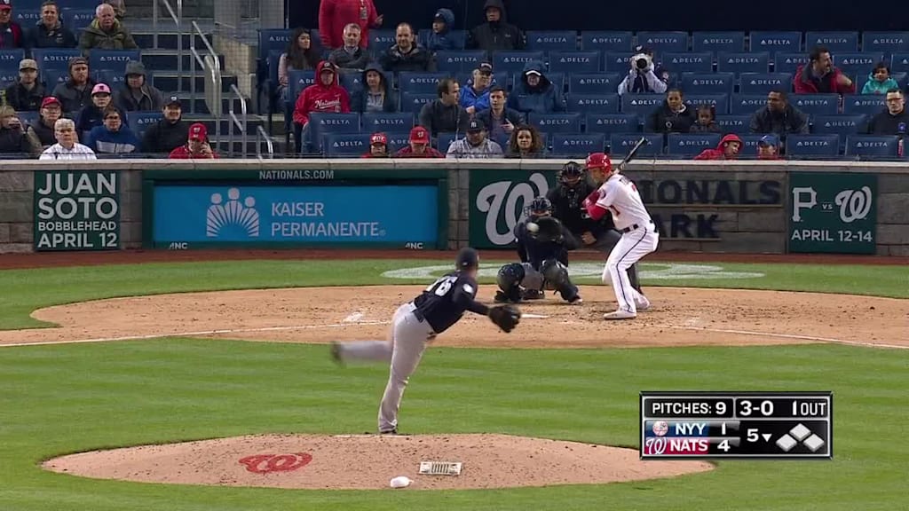 Nestor Cortes Jr. Called Strike to Trea Turner