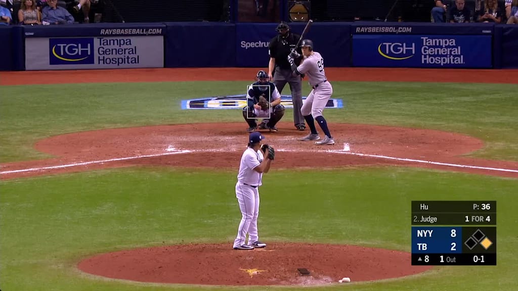 Chih-Wei Hu Called Strike to Aaron Judge