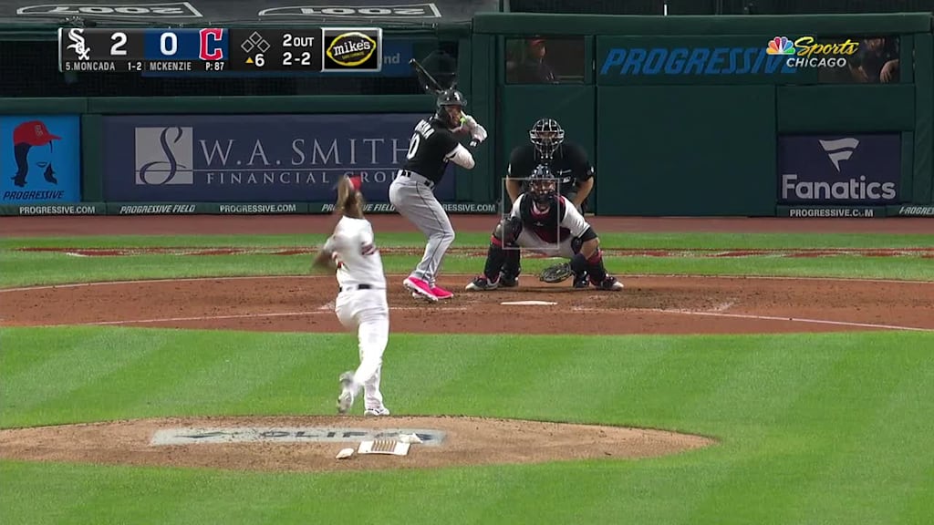 Yoan Moncada strikes out swinging., 08/19/2022