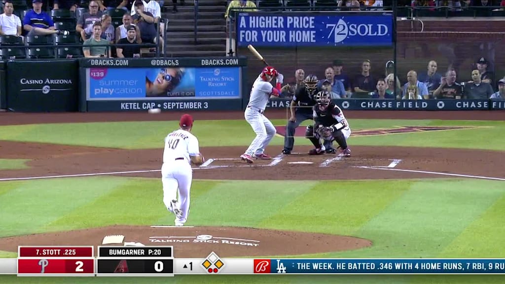 Jean Segura caught stealing 2nd base catcher Carson Kelly to shortstop Geraldo Perdomo