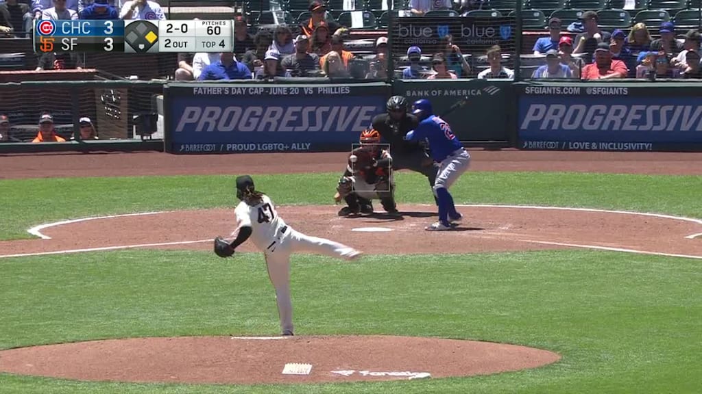 Johnny Cueto strikes out Solak, 03/16/2021