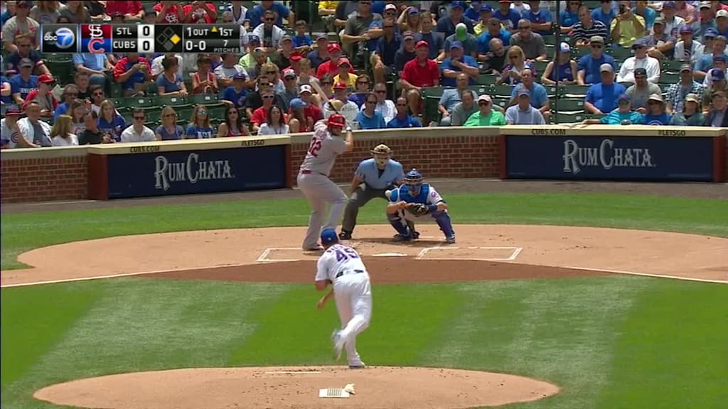 Jake Arrieta Swinging Strike To Matt Adams 06 22 2016 Cincinnati Reds