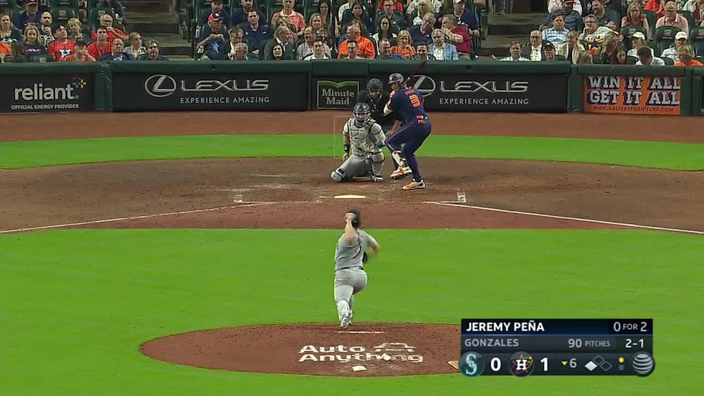 Jeremy Peña's two-run homer, 05/02/2022