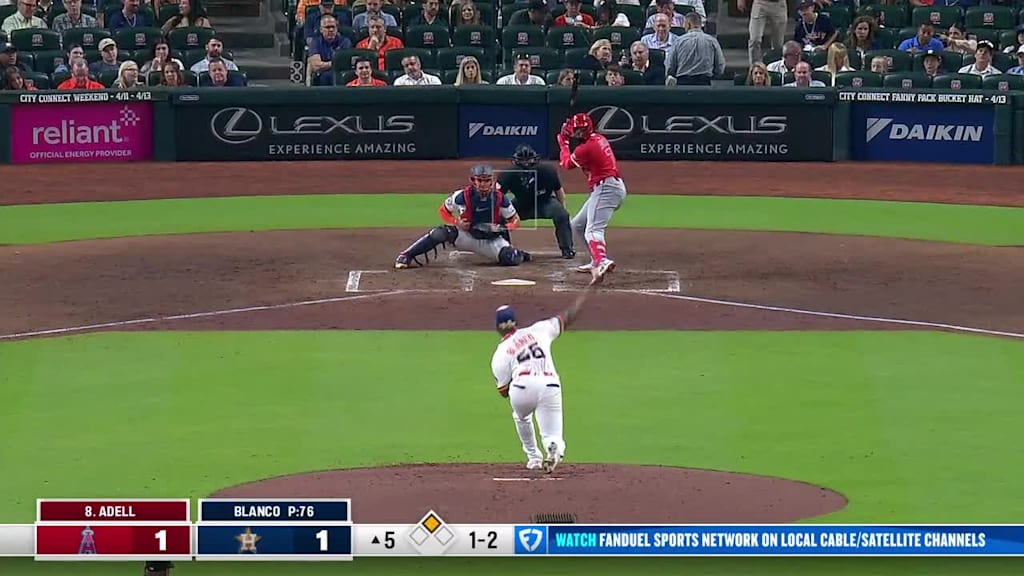 Jo Adell's RBI single | 04/11/2025 | Los Angeles Angels