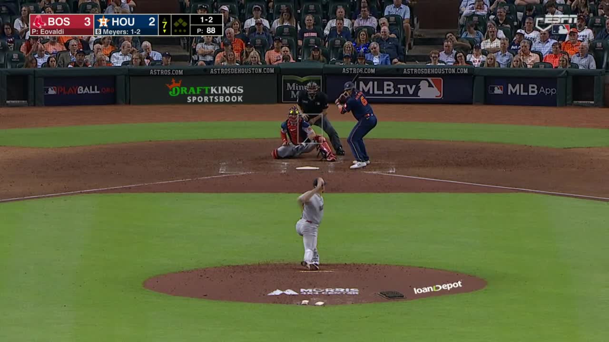 Jake Meyers called out on strikes.