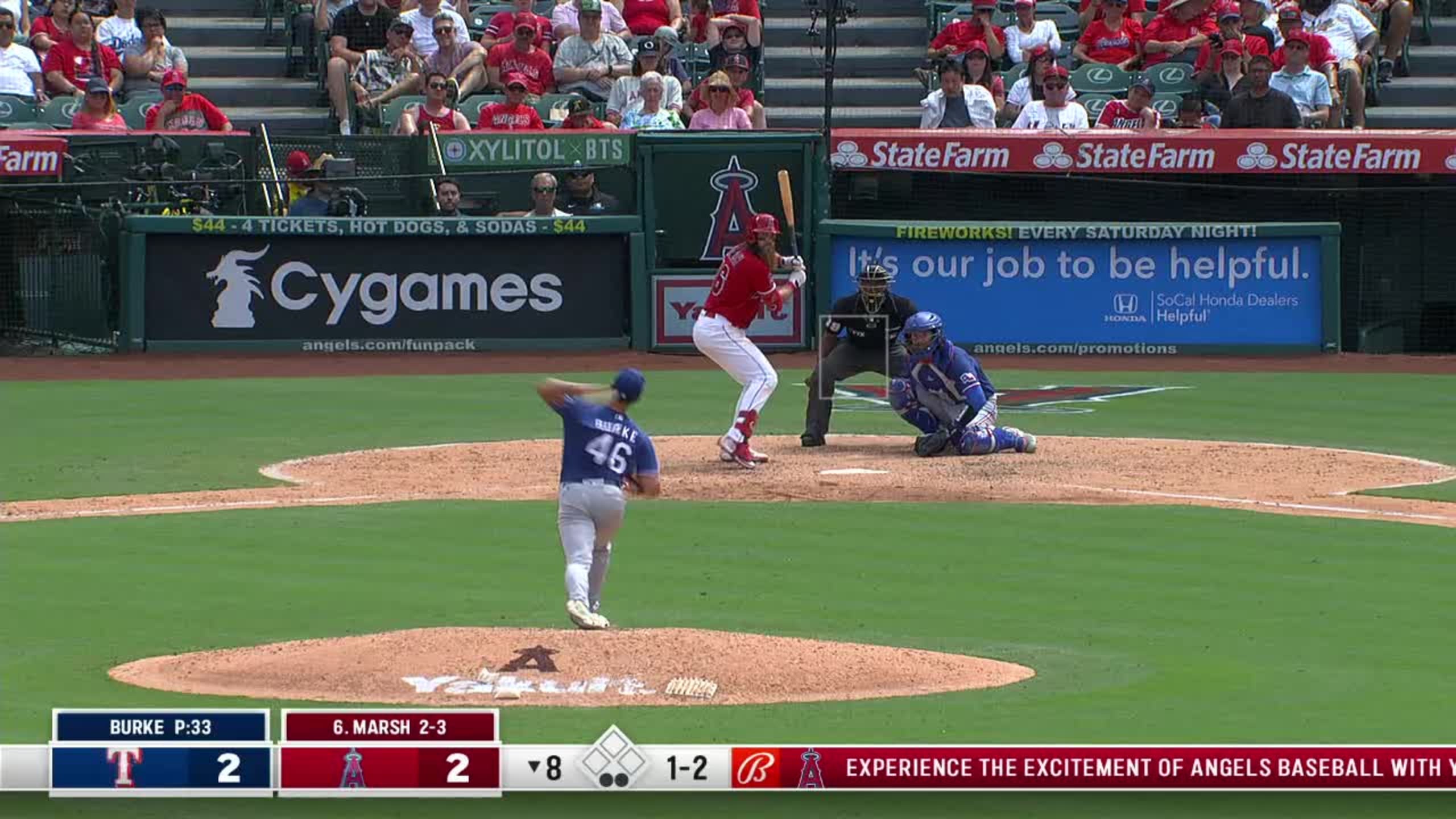 Brandon Marsh called out on strikes.