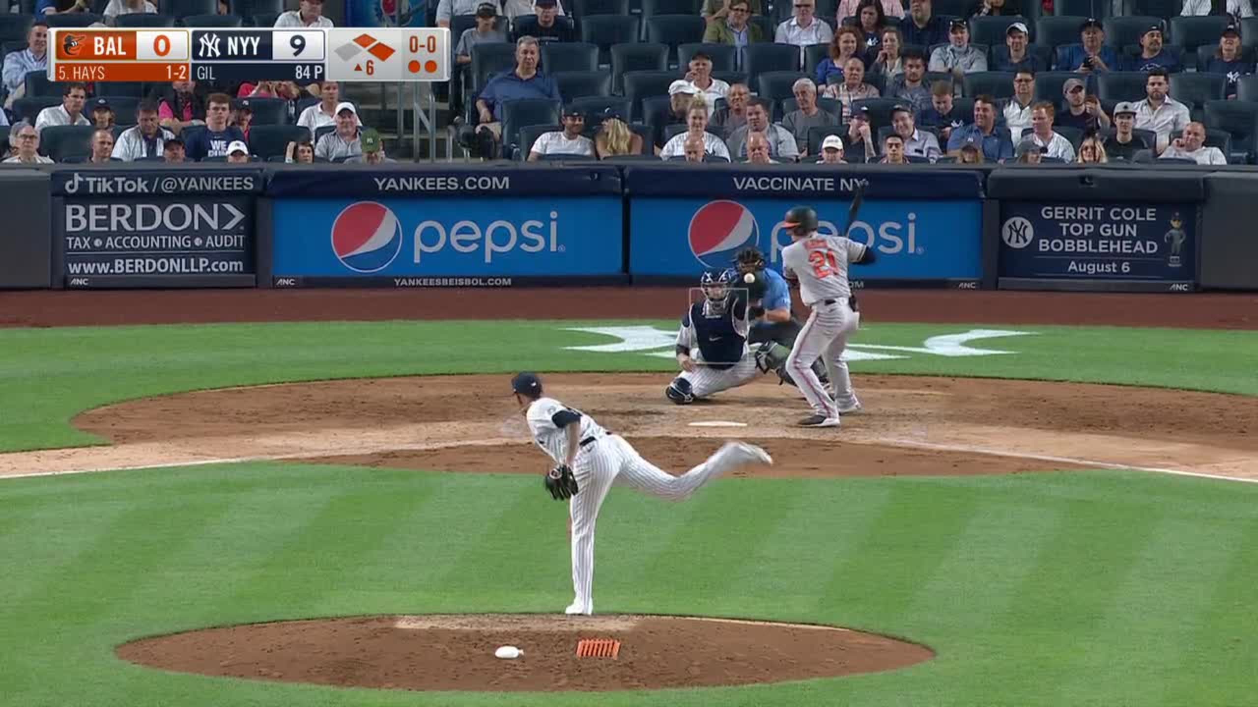 Gerrit Cole tunneling a fastball and slider (gif overlay) : r/mlb