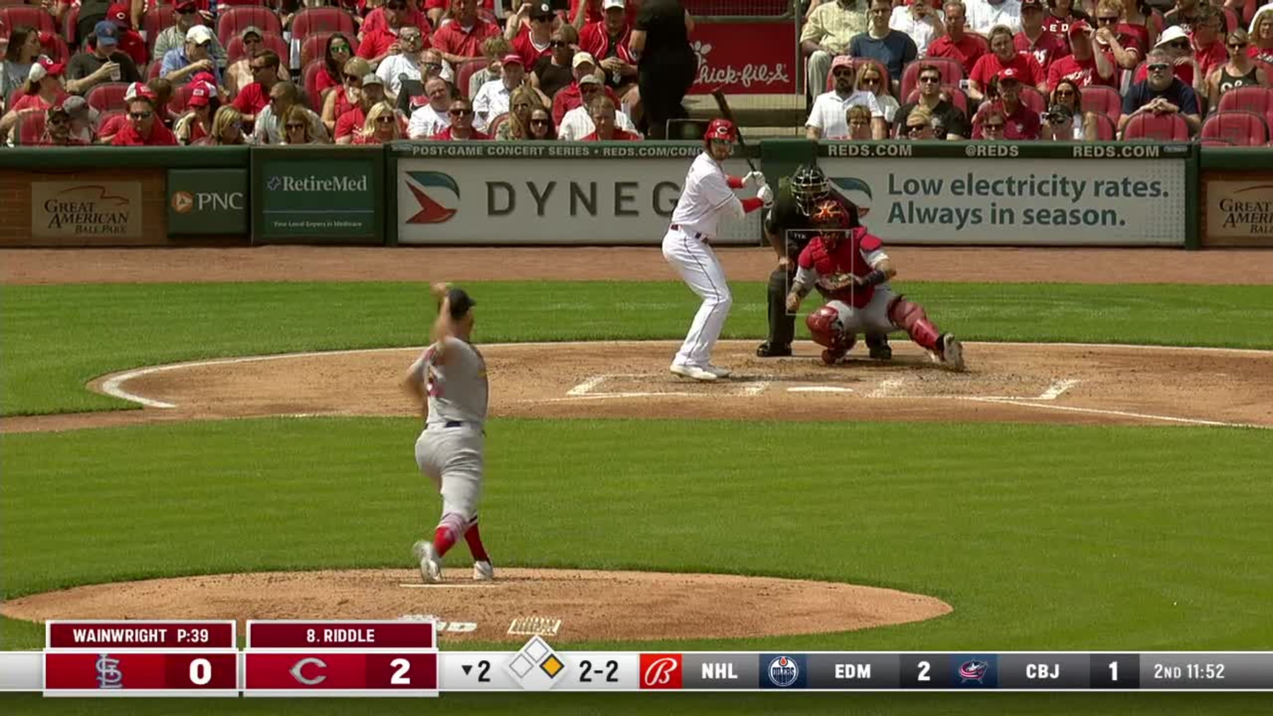 Joe Riddle Mlb JT Riddle singles on a sharp ground ball to right fielder Dylan Carlson ...