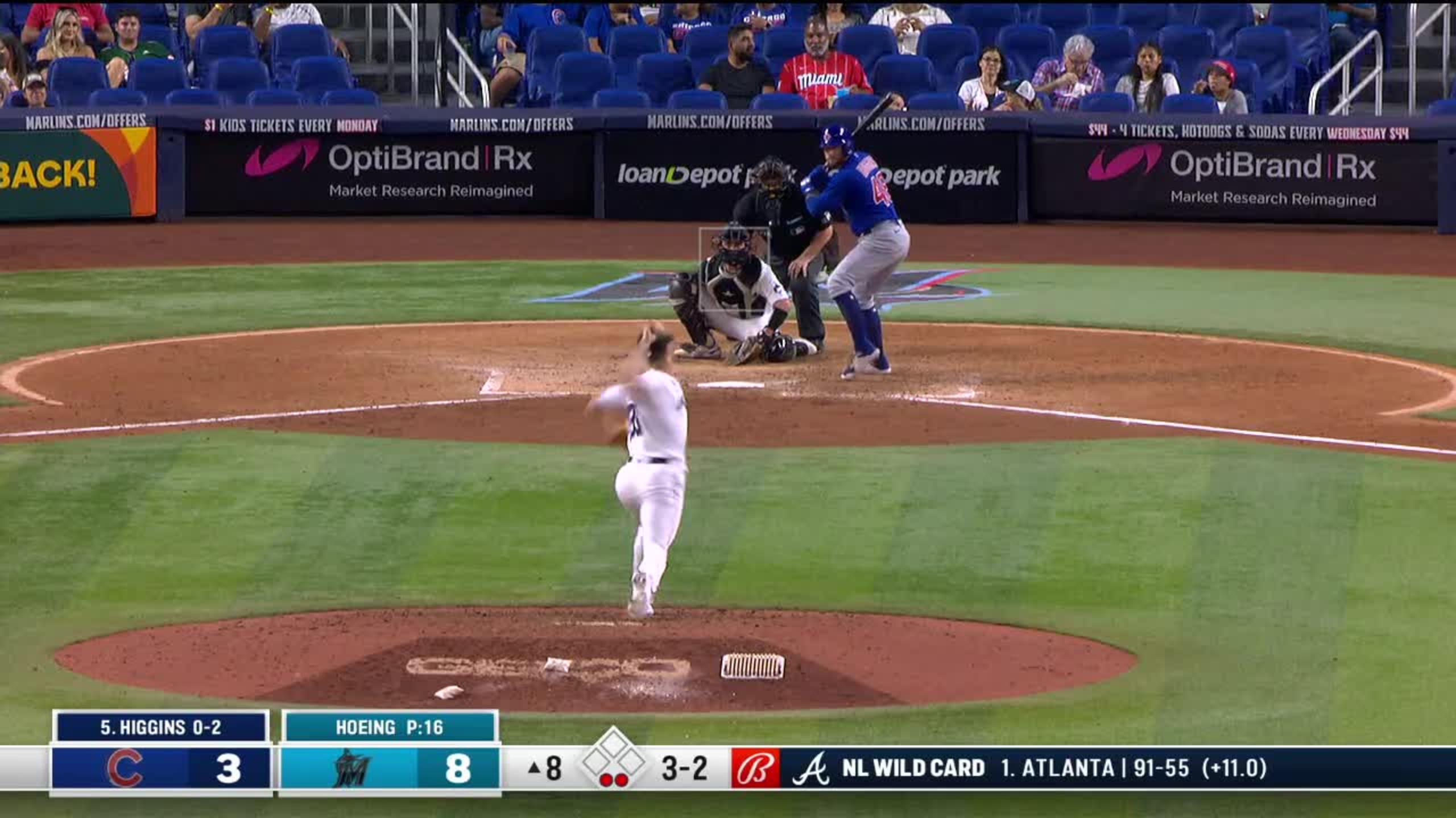 P.J. Higgins grounds out, pitcher Bryan Hoeing to first baseman Charles