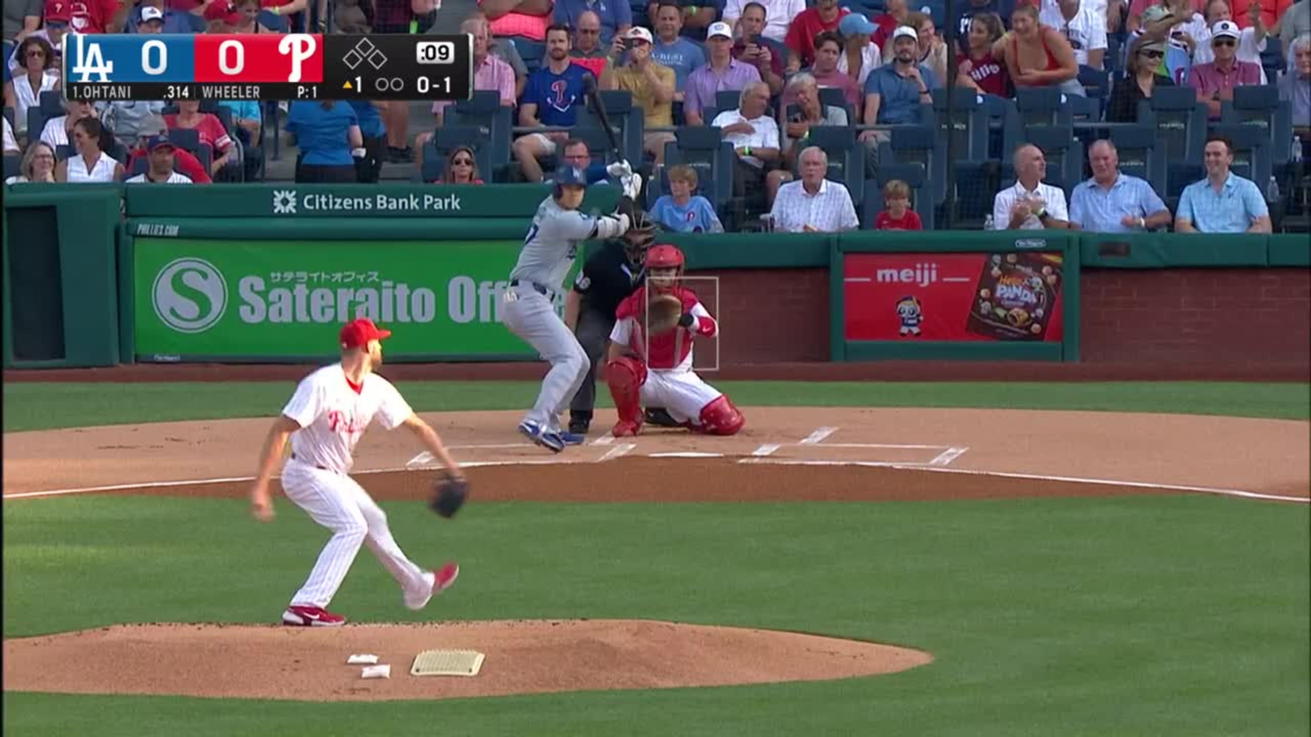 Zack Wheeler Swinging Strike to Shohei Ohtani