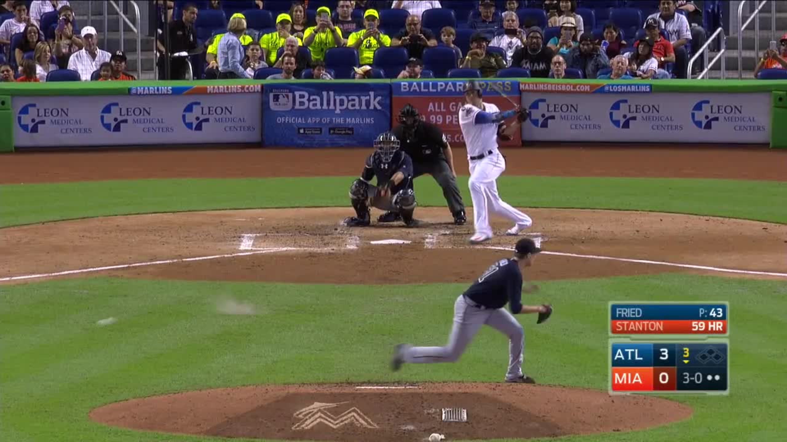 Giancarlo Stanton's 120 mph hit, 04/25/2021