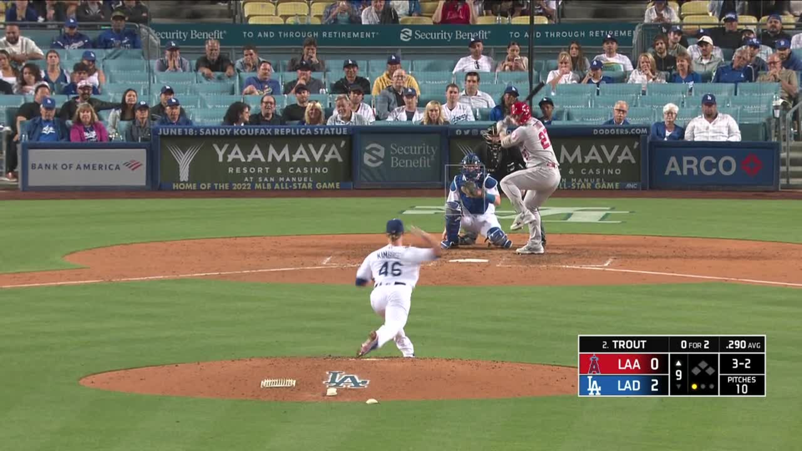 Mike Trout's Broken Bat Hits Umpire in the Face in Shocking Video